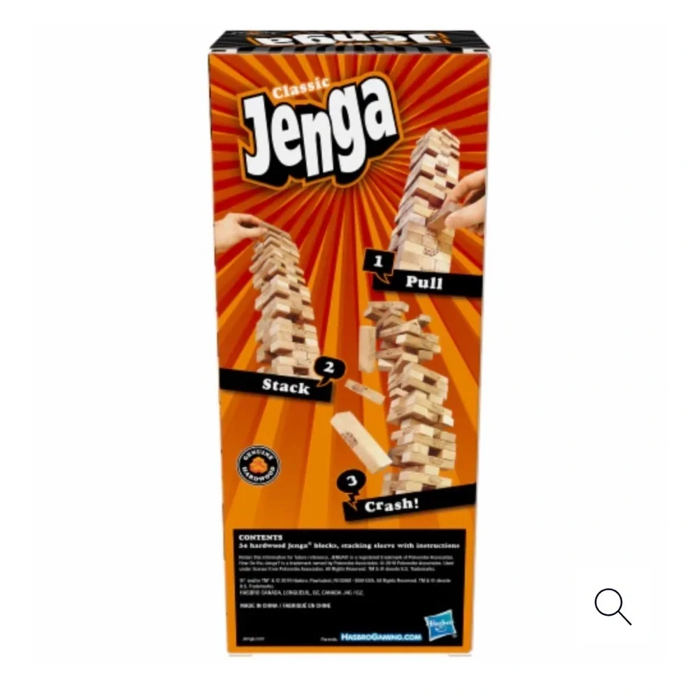 ❤️🆕 HASBRO Classic Jenga Game NIB SEALED